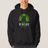 Luckiest Teacher Ever Saint Patrick's Day Irish Sh Hoodie (Voorkant)