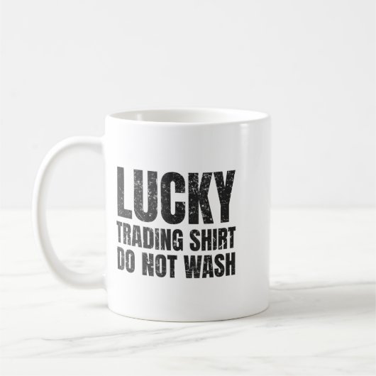 Lucking Trading Shirt Funny Stock Market Traders G Koffiemok (Links)