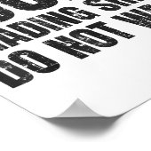 Lucking Trading Shirt Funny Stock Market Traders G Poster (Hoek)