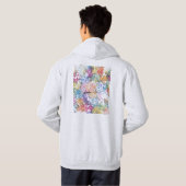 Lucknow Uttar Pradesh City Map Hoodie (Achterkant volledig)