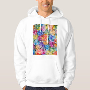 Lucknow Uttar Pradesh stadsplattegrond Hoodie
