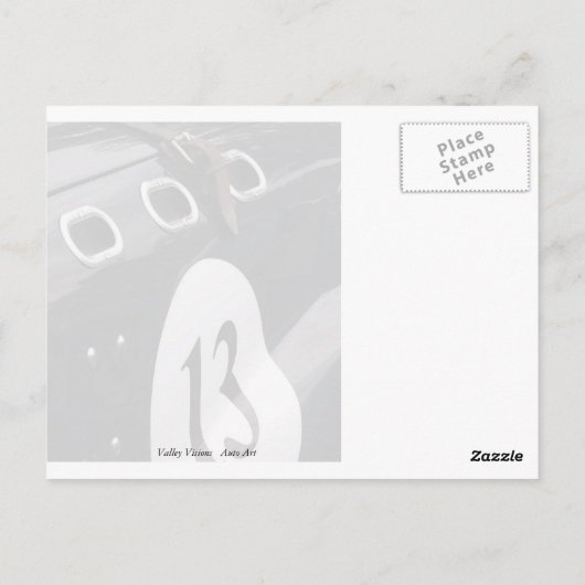 Lucky 13 briefkaart (Achterkant)