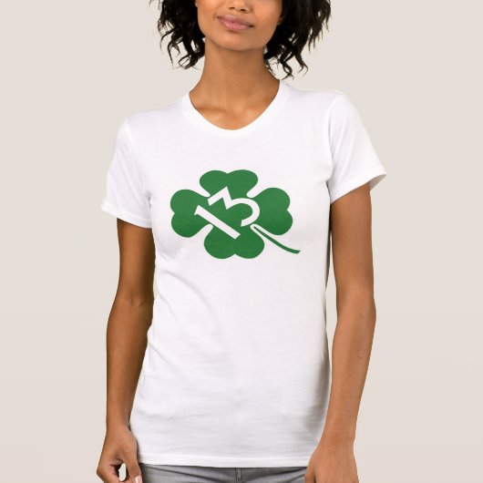 Lucky 13 shamrock t-shirt (Voorkant)