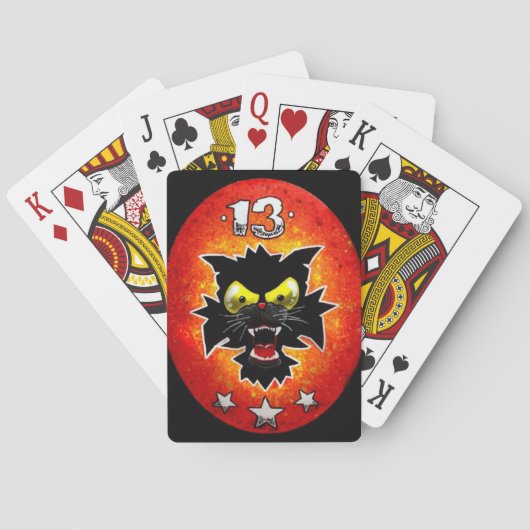 Lucky 13 speelkaarten (Achterkant)