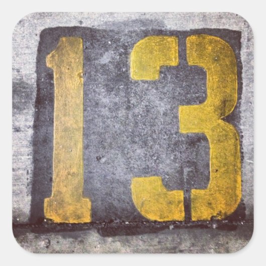 Lucky #13 Stickers (Voorkant)