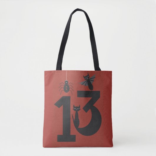 Lucky #13 tote bag (Voorkant)