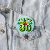 Lucky 30 Button (In situ)