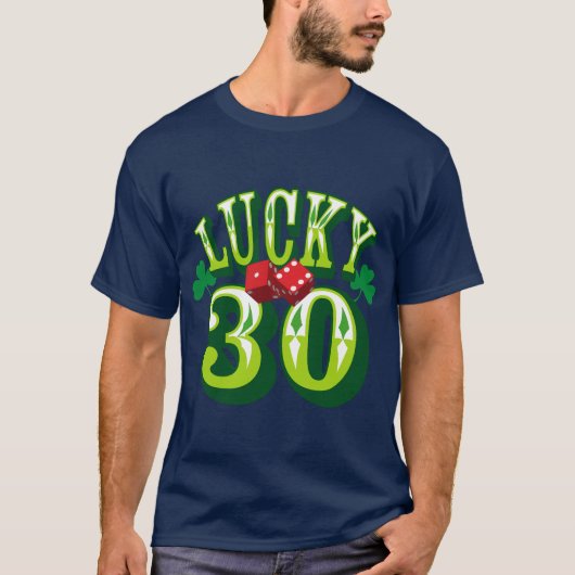 Lucky 30 T-shirt (Voorkant)