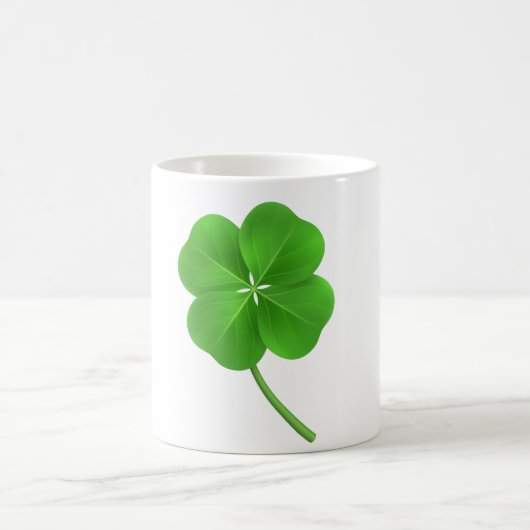 Lucky 4-bladklaver koffiemok (Center)