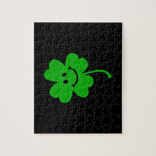 Lucky 4-bladklaver legpuzzel (Verticaal)