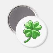 Lucky 4-bladklaver magneet (Voorkant / Achterkant)