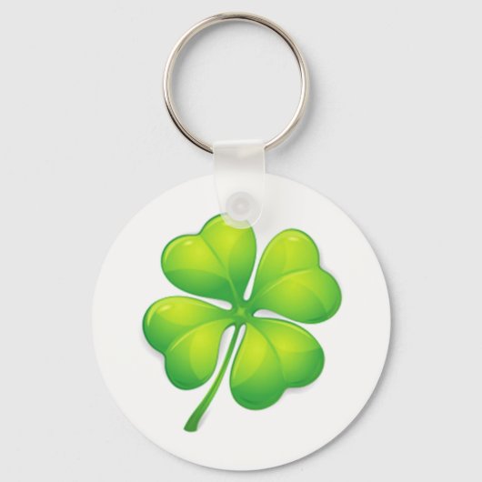 Lucky 4-bladklaver sleutelhanger (Voorkant)