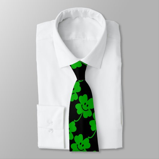 Lucky 4-bladklaver stropdas (Gebonden)