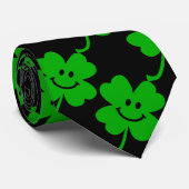 Lucky 4-bladklaver stropdas (Opgerold)