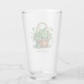 Lucky 4-Leaf Clover Irish Glass Cup Glas (Achterkant)