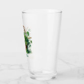 Lucky 4-Leaf Clover Irish Glass Cup Glas (Links)