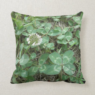 Lucky 4 Leaf Clover Shamrock Green Sierkussennen Kussen