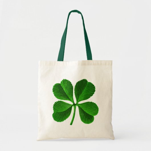Lucky 4 Leaf Clover Tote Bag (Voorkant)