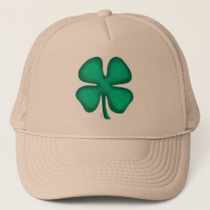 Lucky 4 Leaf Ierse Klaver bruine schuim truckerhoe Trucker Pet