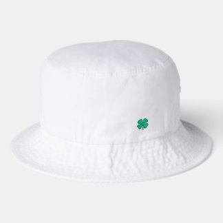 Lucky 4 Leaf Ierse klaver witte emmerhoed Trucker Pet