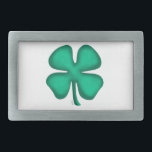 Lucky 4 Leaf Ierse Klaver witte rechthoek gesp<br><div class="desc">Lucky 4 Leaf Irish Clover belt gespen zijn een geweldige manier om 'je Iers' te shows en geweldige gespen om te draag voor St. Patrick's Day, voor parades en elke dag. Lucky 4 Leaf Irish Clover is Steamy Raimon originele kunst en het 1e 4-blad klaver ontwerp te koop ooit op...</div>