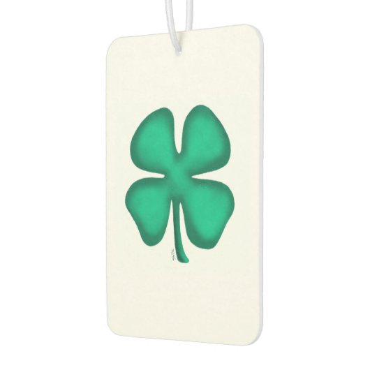 Lucky 4 Leaf Irish Clover auto luchtverfrisser (Links)
