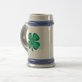 Lucky 4 Leaf Irish Clover beer stein Bierpul (Voorkant links)