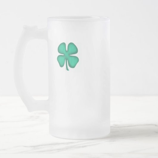 Lucky 4 Leaf Irish Clover bevroren mok (Links)