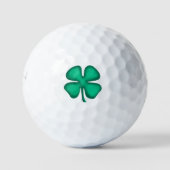 Lucky 4 Leaf Irish Clover Bridgestone golfballen (Voorkant)