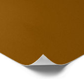 Lucky 4 Leaf Irish Clover brown matte poster (Hoek)