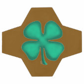 Lucky 4 Leaf Irish Clover bruin voetbal (Enkel)