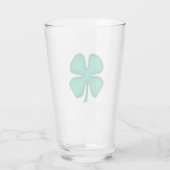 Lucky 4 Leaf Irish Clover Collins glass tumbler (Achterkant)