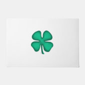Lucky 4 Leaf Irish Clover doormat Deurmat (Voorkant)