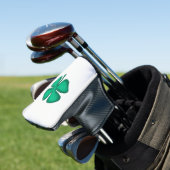 Lucky 4 Leaf Irish Clover golfafdekking Golfheadcover (Insitu)