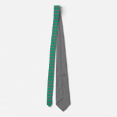 Lucky 4 Leaf Irish Clover Grey necktie Stropdas (Achterkant)