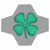 Lucky 4 Leaf Irish Clover grijs voetbal (Enkel)