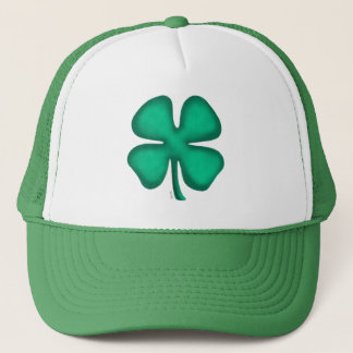 Lucky 4 Leaf Irish Clover groen pet
