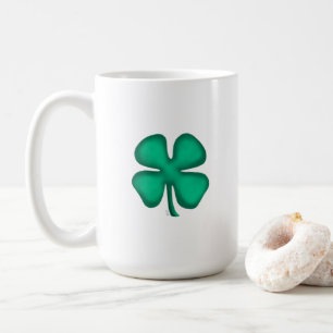 Lucky 4 Leaf Irish Clover grote mok