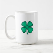 Lucky 4 Leaf Irish Clover grote mok (Links)