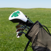 Lucky 4 Leaf Irish Clover-hoofddeksel van golfbest Golfheadcover (Insitu)