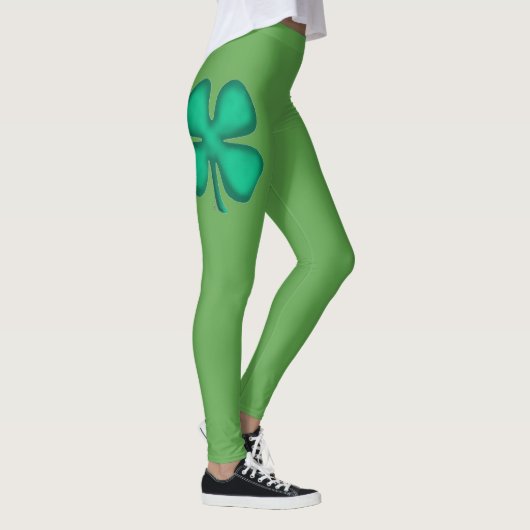 Lucky 4 Leaf Irish Clover leggings (Rechts)