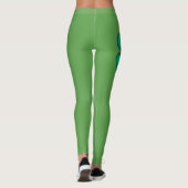 Lucky 4 Leaf Irish Clover leggings (Achterkant)