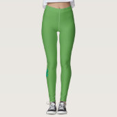 Lucky 4 Leaf Irish Clover leggings (Voorkant)