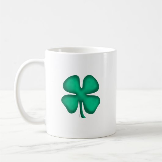 Lucky 4 Leaf Irish Clover mok (Links)