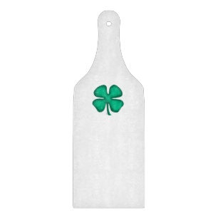 Lucky 4 Leaf Irish Clover peddel snijplank