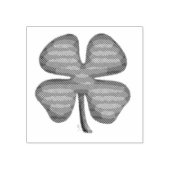 Lucky 4 Leaf Irish Clover rubberzegel Rubberstempel (Afrduk)