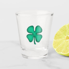 Lucky 4 Leaf Irish Clover shot glas