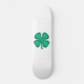 Lucky 4 Leaf Irish Clover-skateboard Persoonlijk Skateboard (Voorkant)