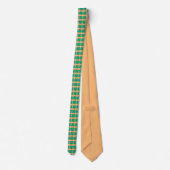 Lucky 4 Leaf Irish Clover tan necktie Stropdas (Achterkant)