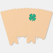 Lucky 4 Leaf Irish Clover tan popcorn dozen Bedankdoosjes (Ongevouwen)